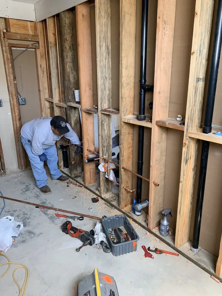 Commercial rough-in plumbing for Water Heater Replacement in Lamesa